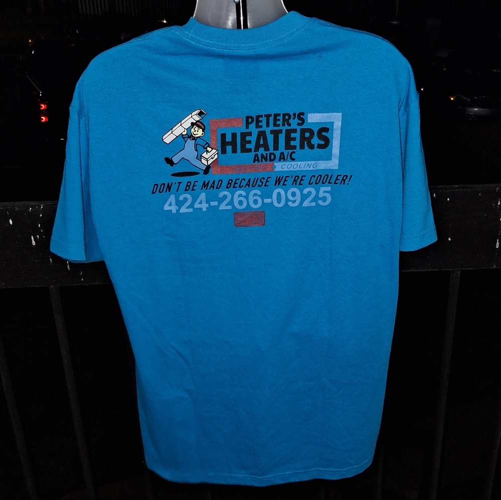 NWOT OPEN 925 PETERS HEATERS T Shirt Size XL